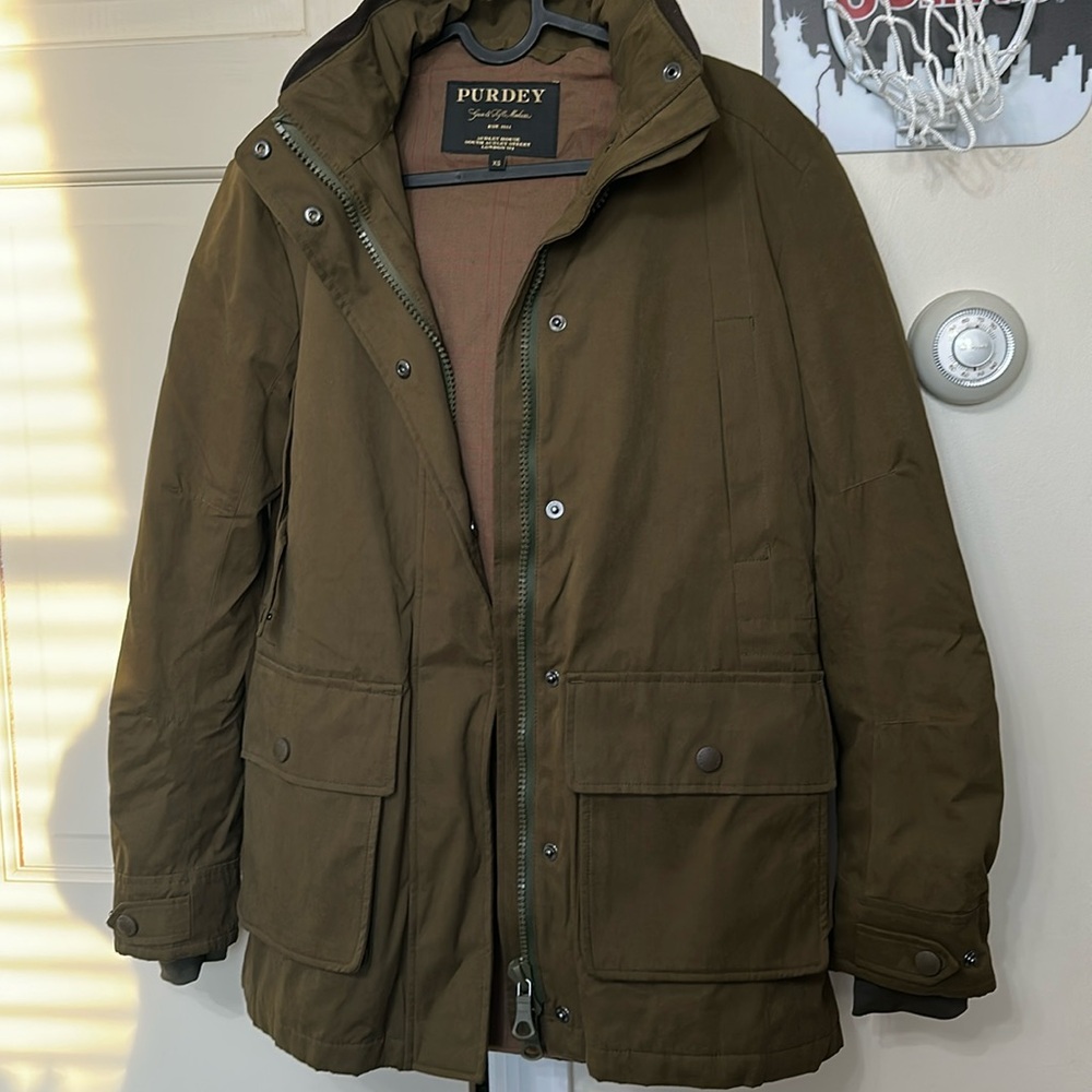 $3,850 Purdey Parka Jacket SZ XS/